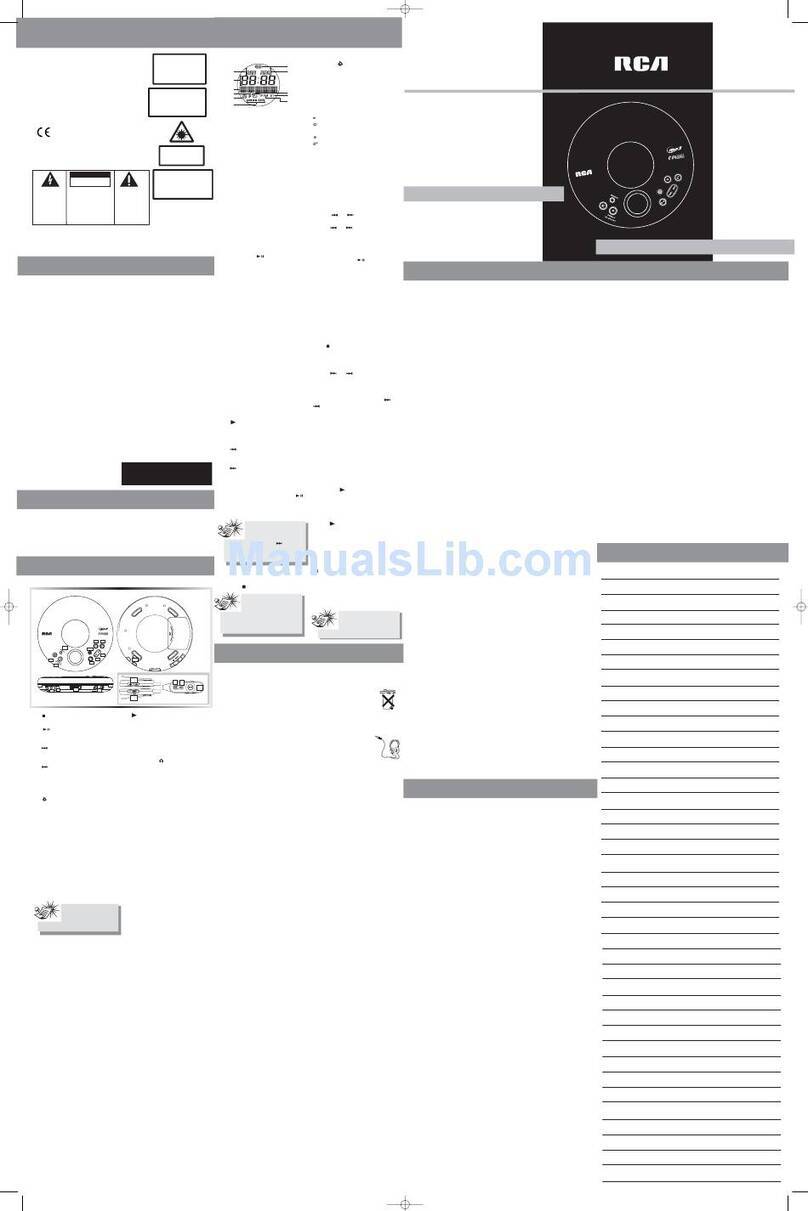 RCA RP2730 User manual