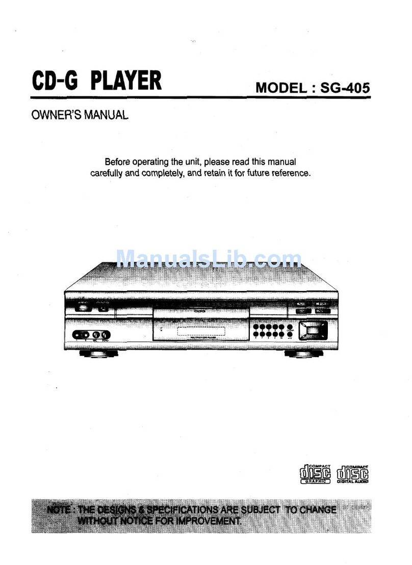 RSQ SG-405 owner's manual