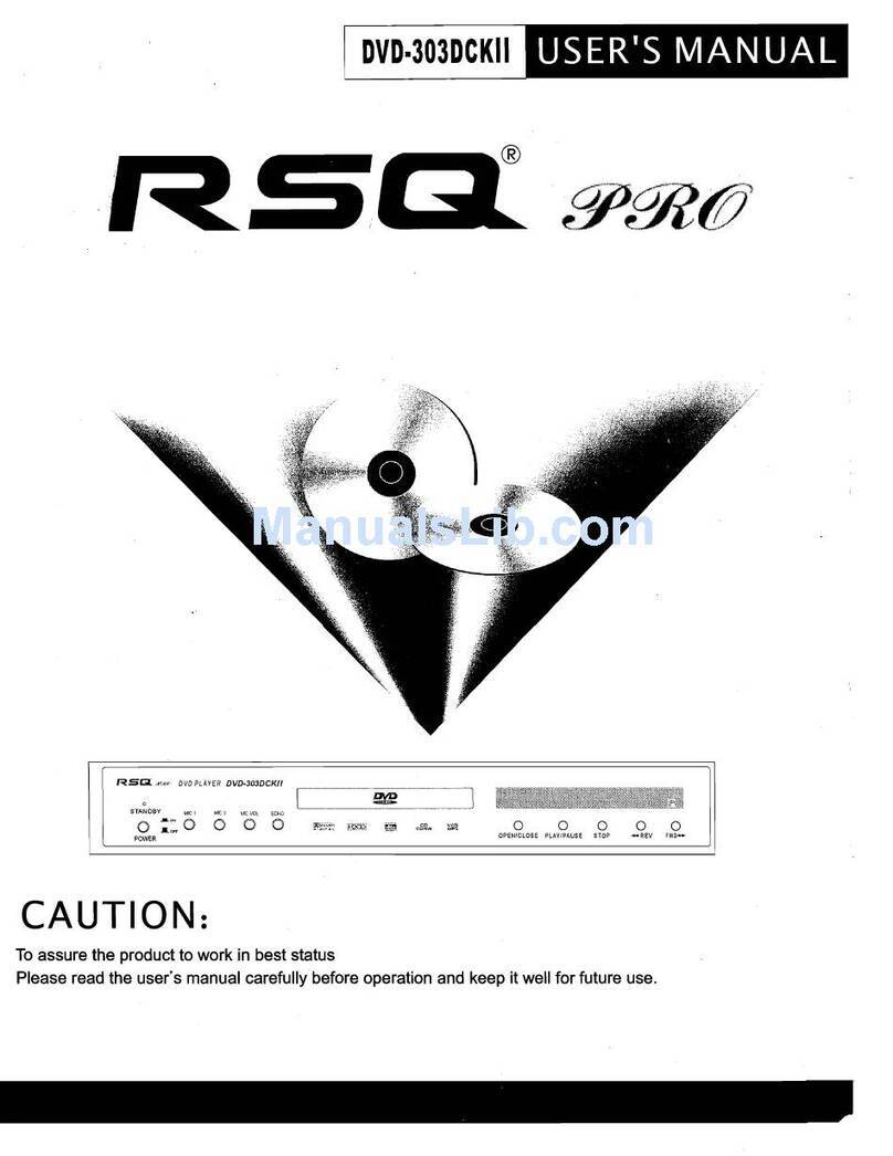 RSQ DVD-303DCK User manual