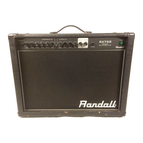 Randall RX75RG2 User manual