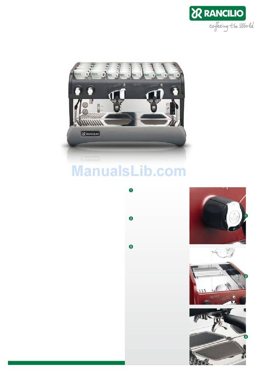 Rancilio Epoca S User manual
