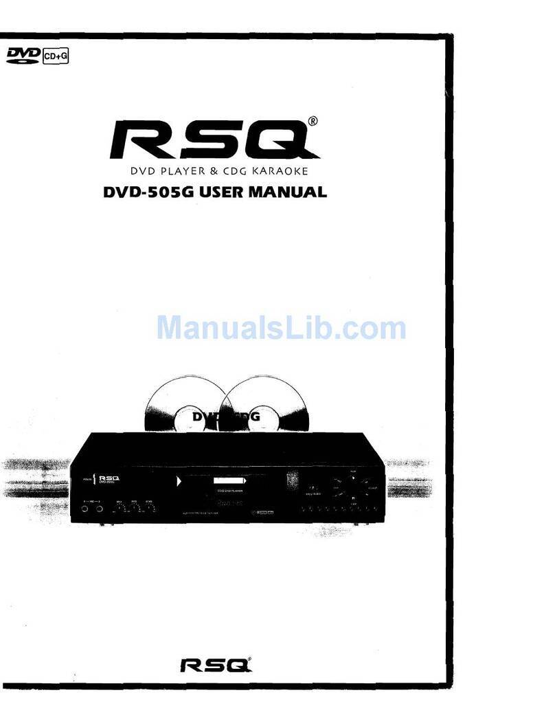 RSQ DVD-505G User manual