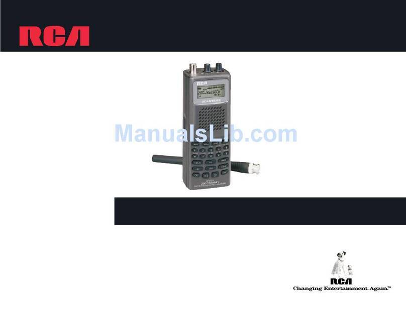 RCA Scantrak RP-6120 User manual