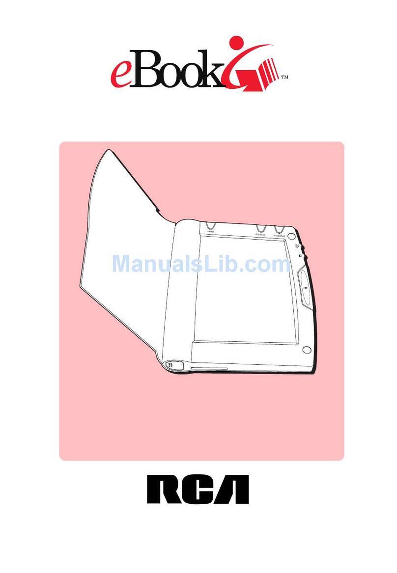 RCA Gemstar eBook REB1200 quick start guide
