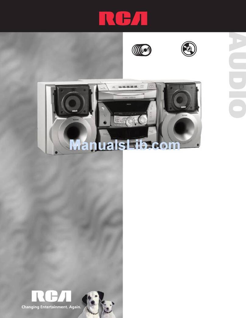 RCA RS2521 User manual