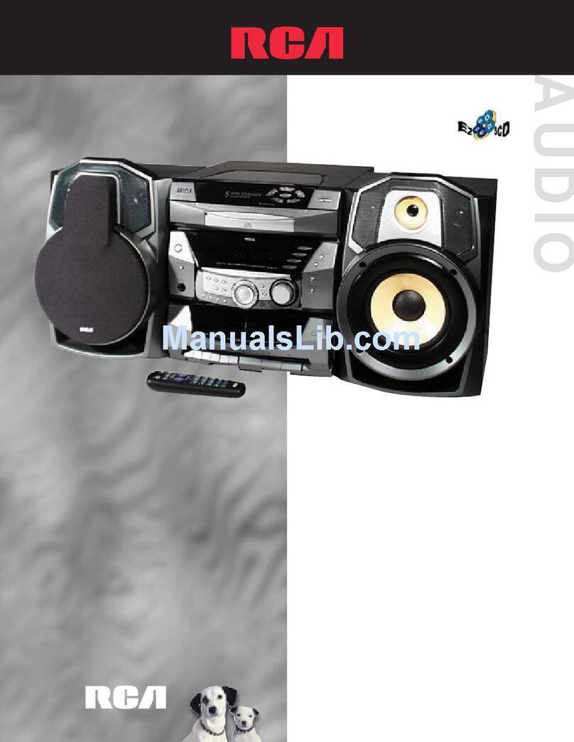 RCA RS-2505 User manual RCA RS-2505 User manual