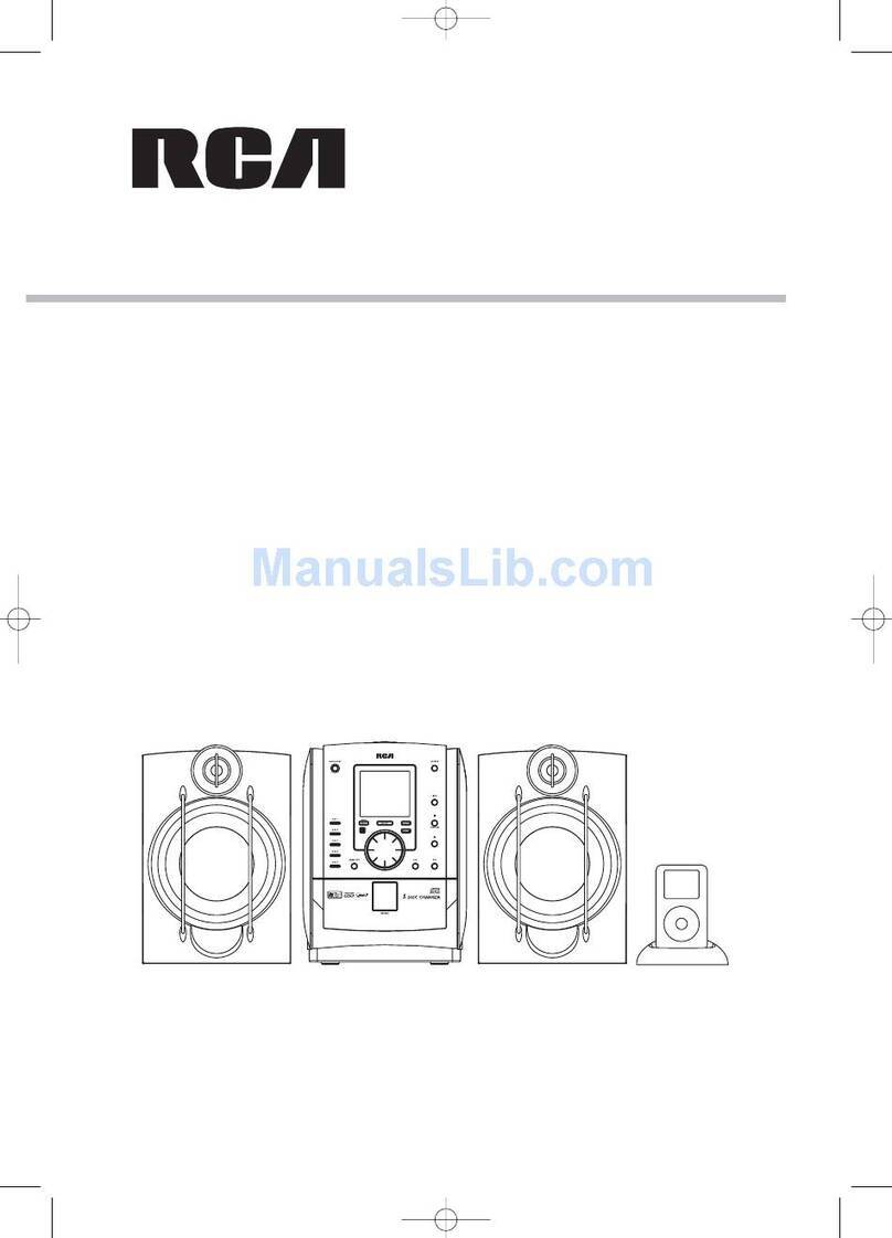 RCA RS2060i User manual