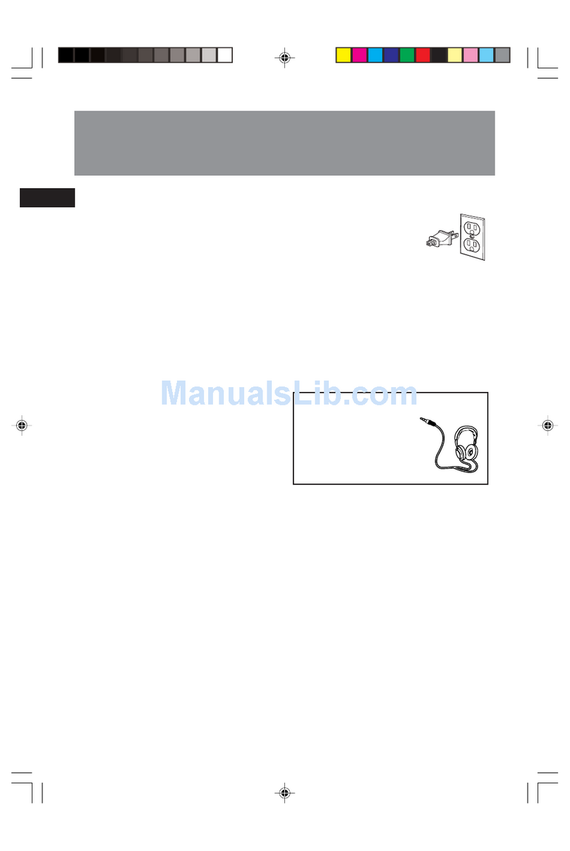 RCA RS2040 User manual
