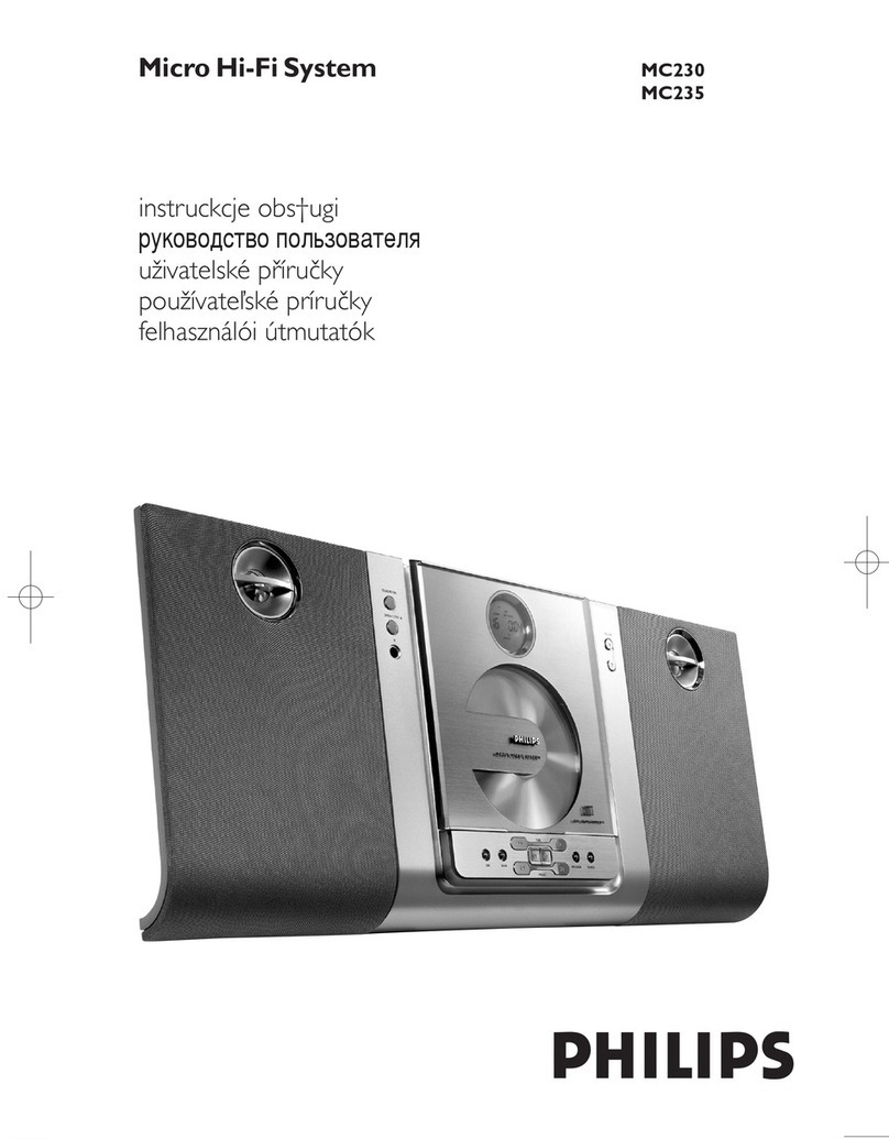Philips MC230 Manual