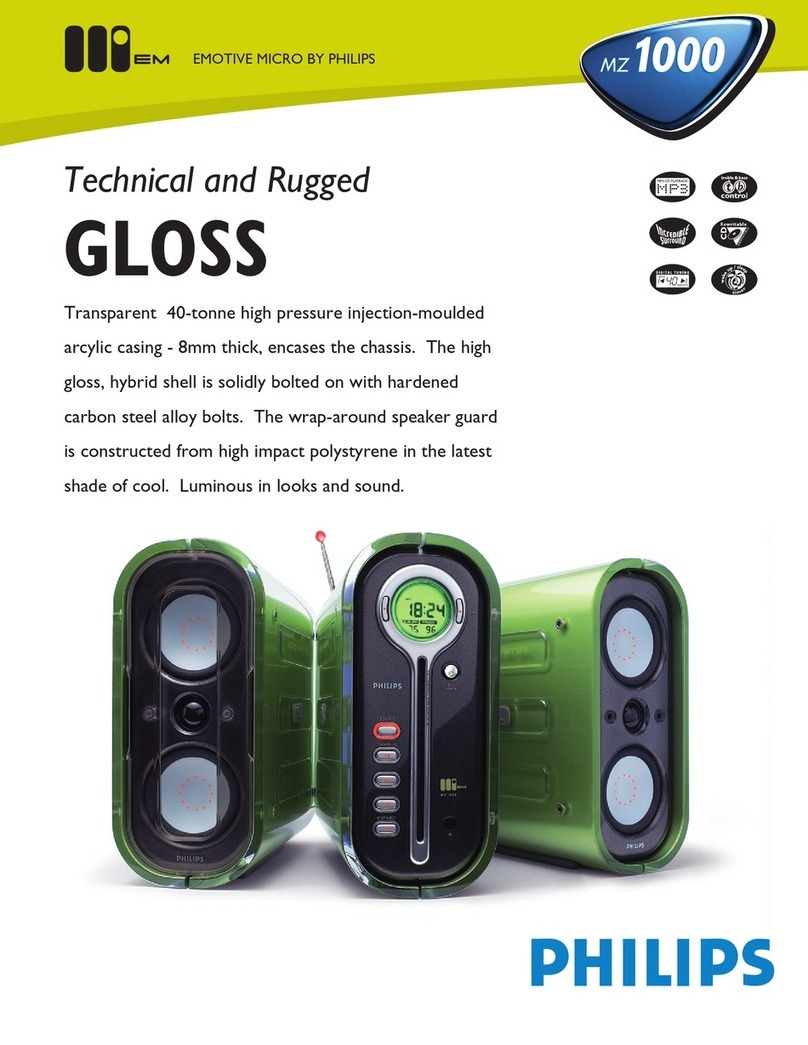 Philips MZ100037 Specifications