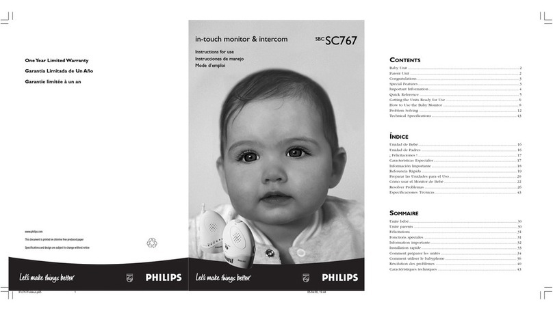 Philips SBCSC767 User manual