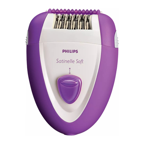 Philips Satinelle Soft HP6409 User manual