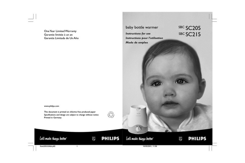 Philips SBC SC205 User manual