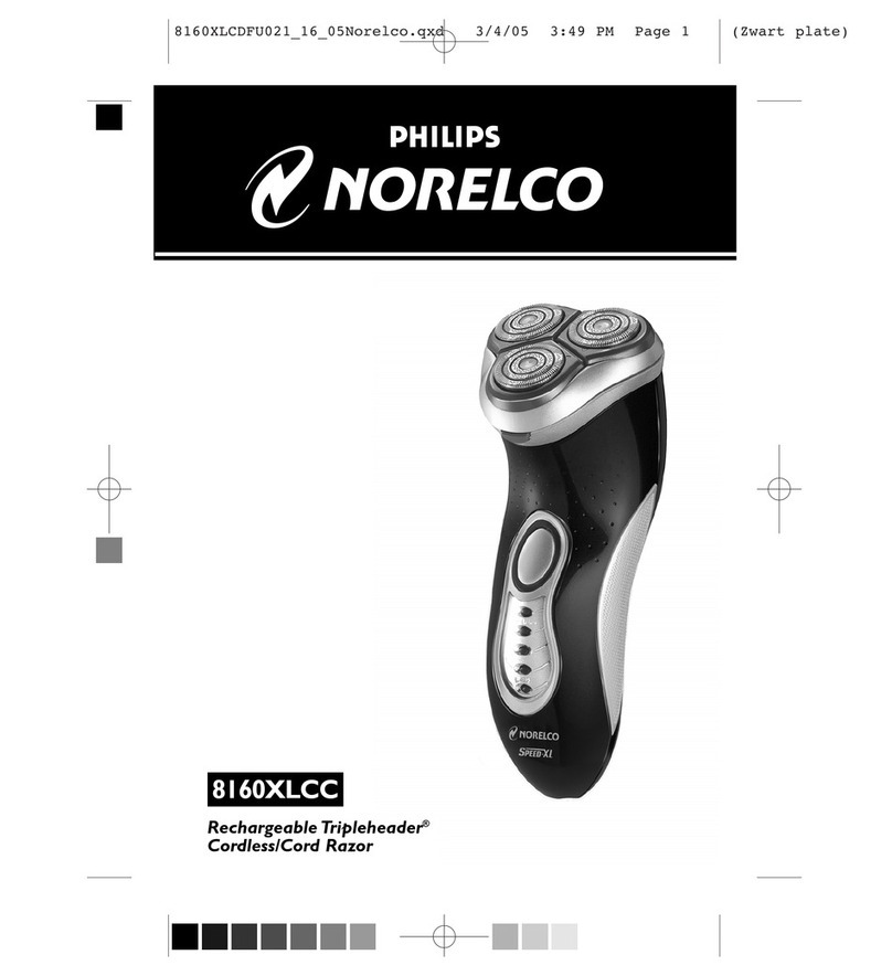 Philips Norelco Speed-XL 8160XLCC User manual