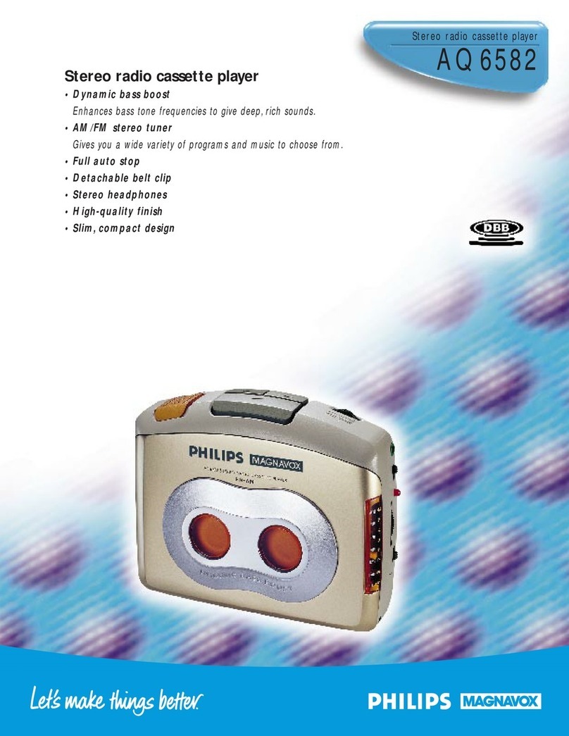 Philips/Magnavox AQ6582 Specifications
