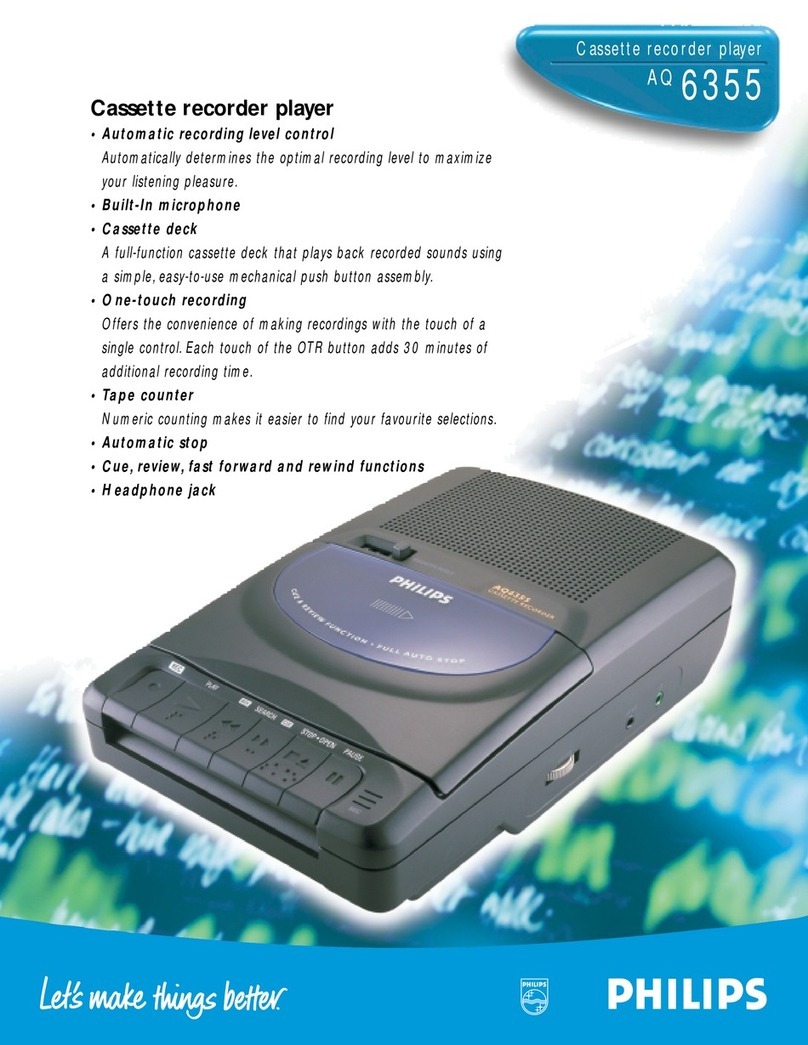 Philips AQ6355 User manual