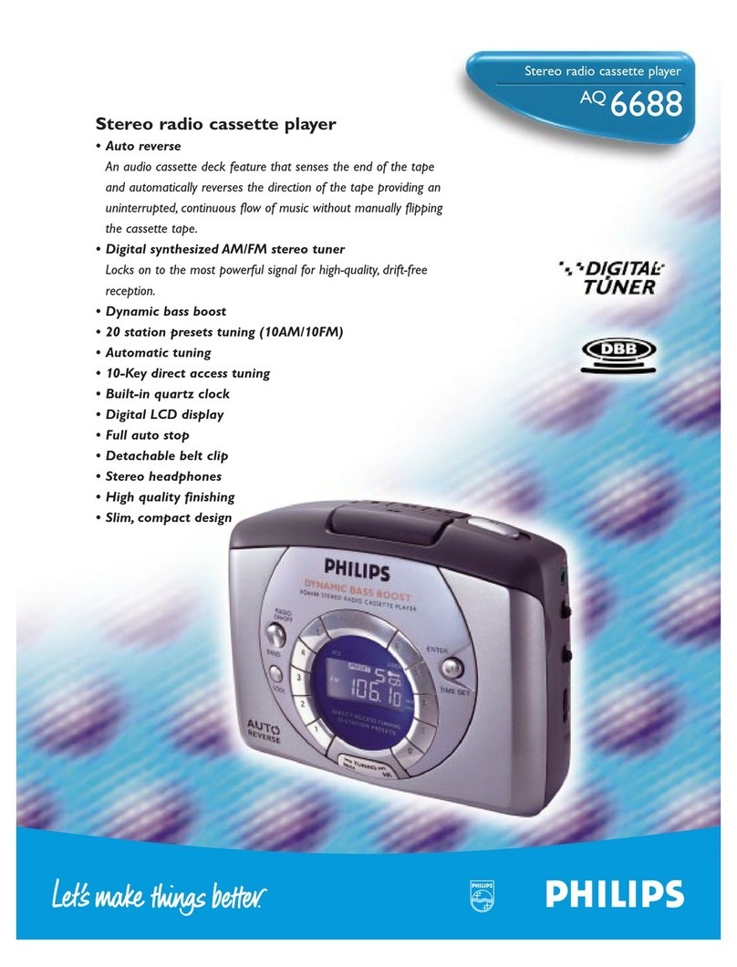 Philips AQ 6688 User manual