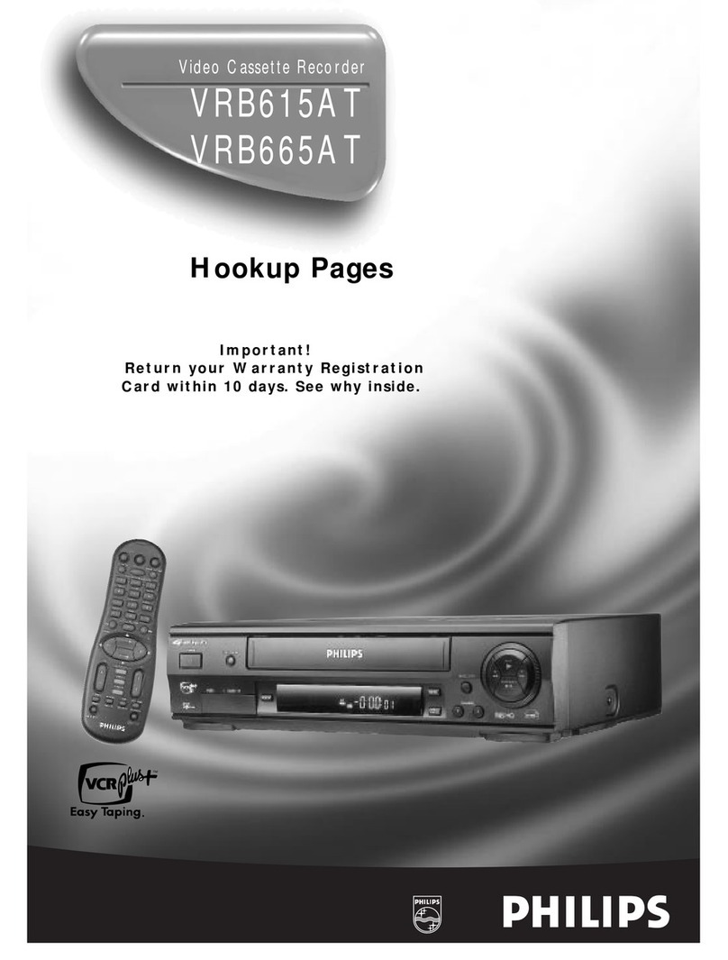 Philips VRB615AT User manual Philips VRB615AT User manual