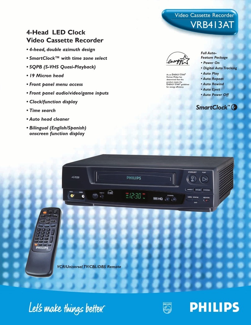 Philips VRB413AT User manual