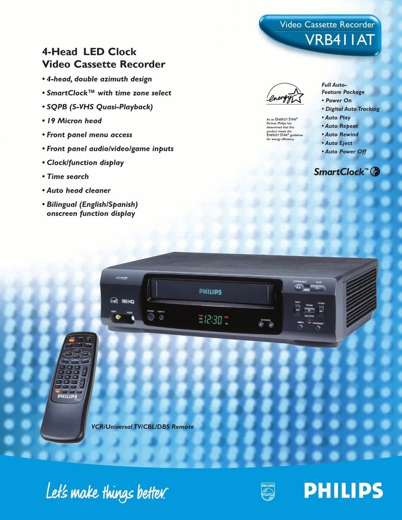 Philips VRB411AT User manual