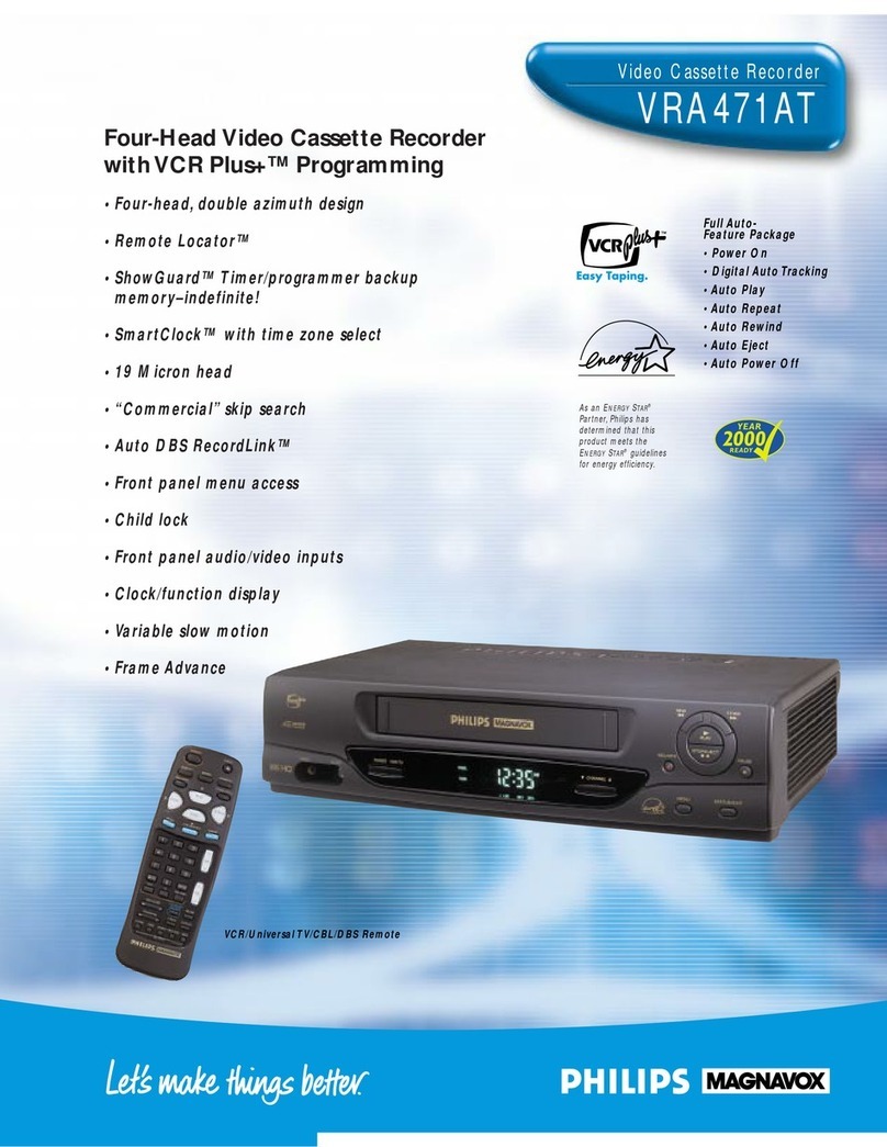 Philips VRA471AT User manual