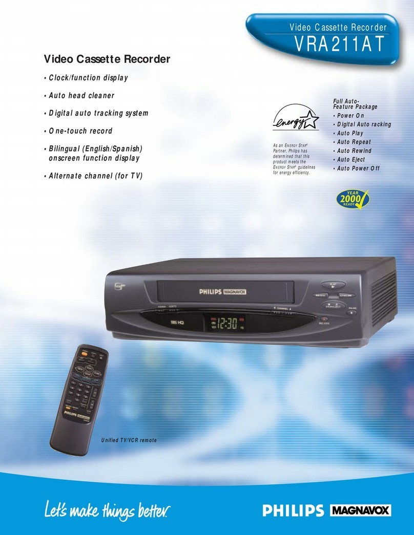 Philips VRA211AT User manual
