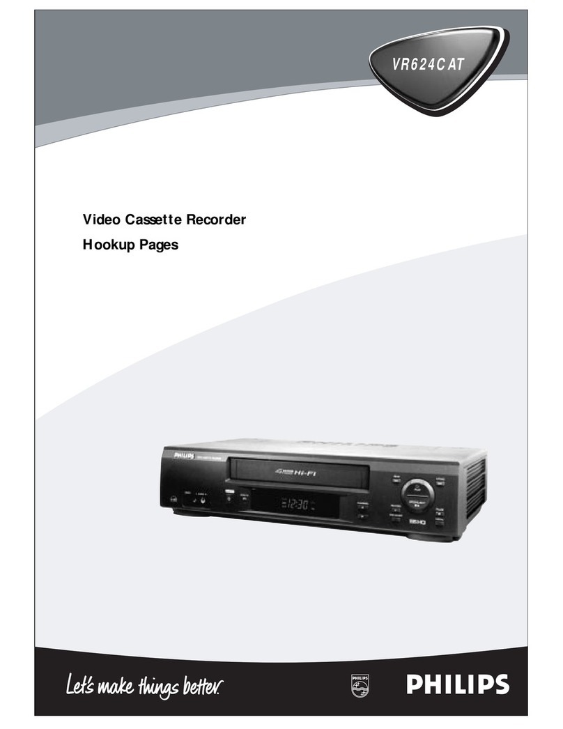 Philips VR624CAT User manual
