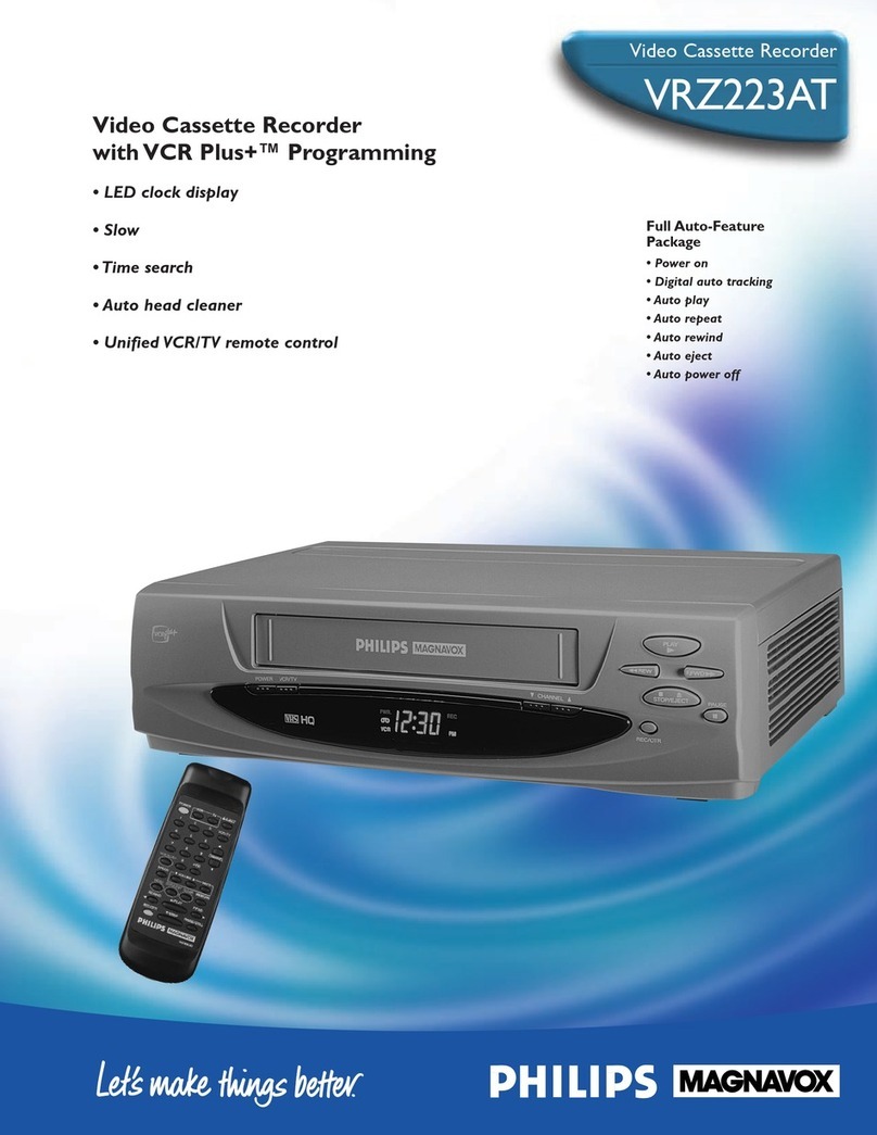 Philips VRZ223AT User manual