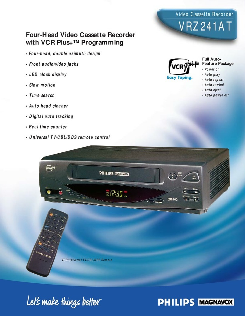 Philips VRZ241AT User manual