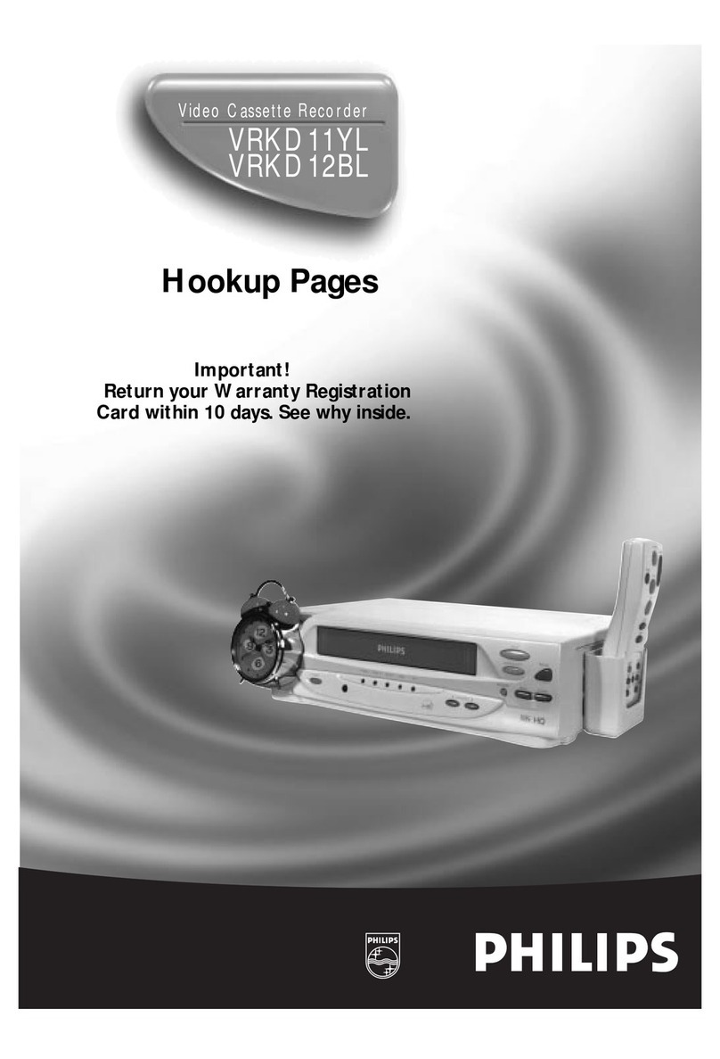 Philips VRKD11YL User instructions