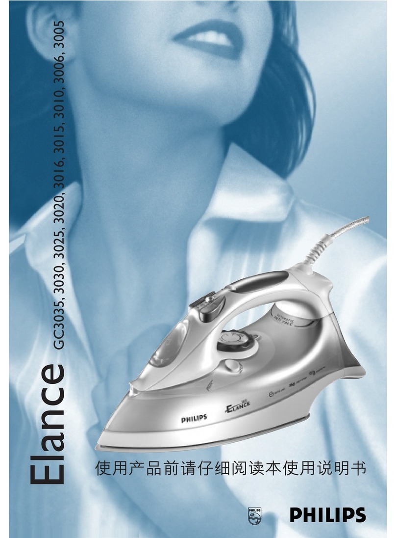 Philips ELANCE GC3005 User manual