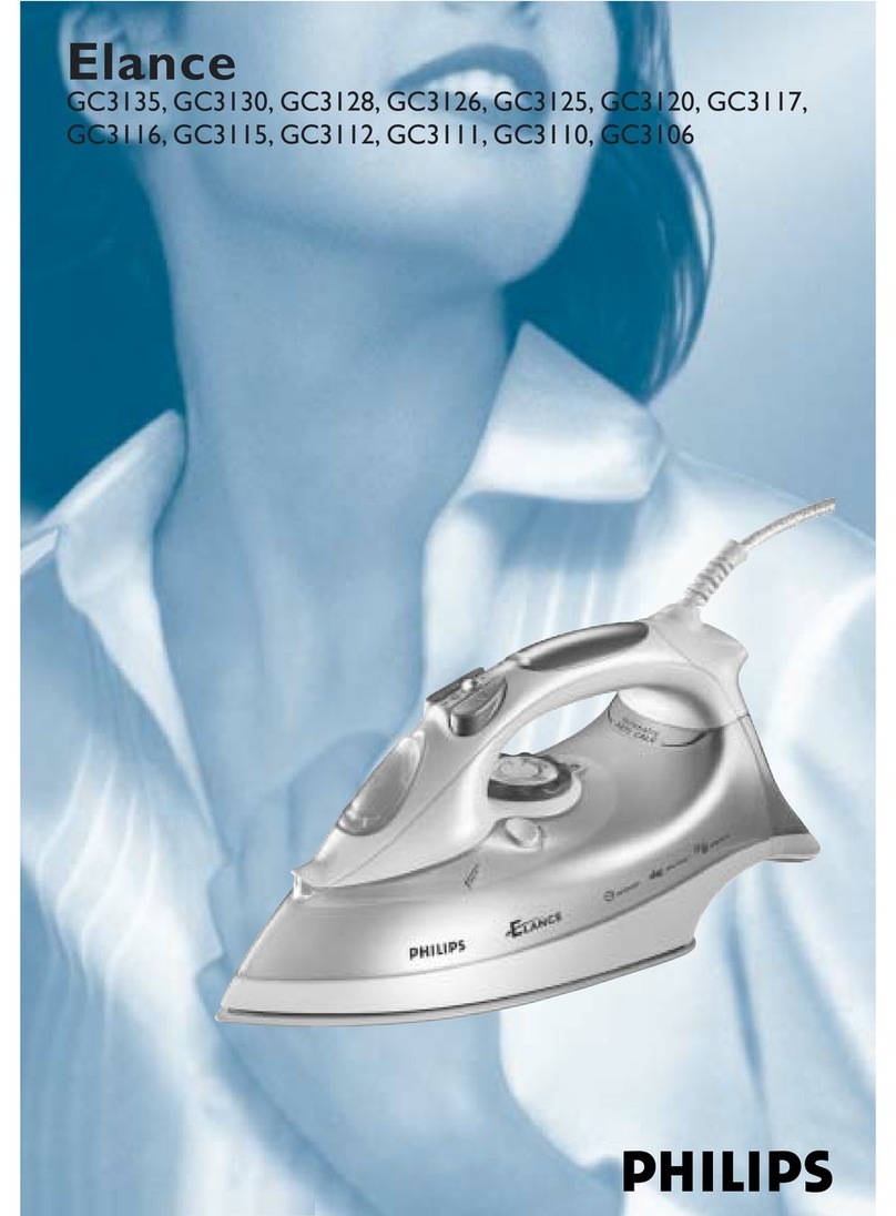 Philips Elance GC3106 User manual Philips Elance GC3106 User manual