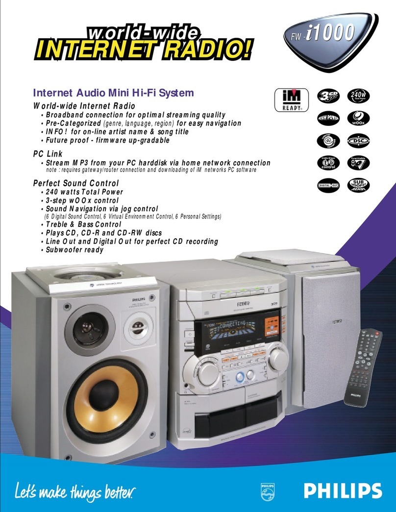 Philips FW-i1000 User manual
