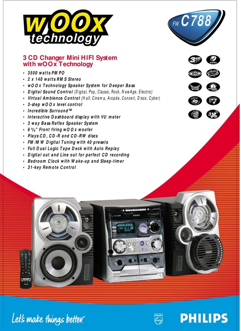 Philips FWC788 User manual