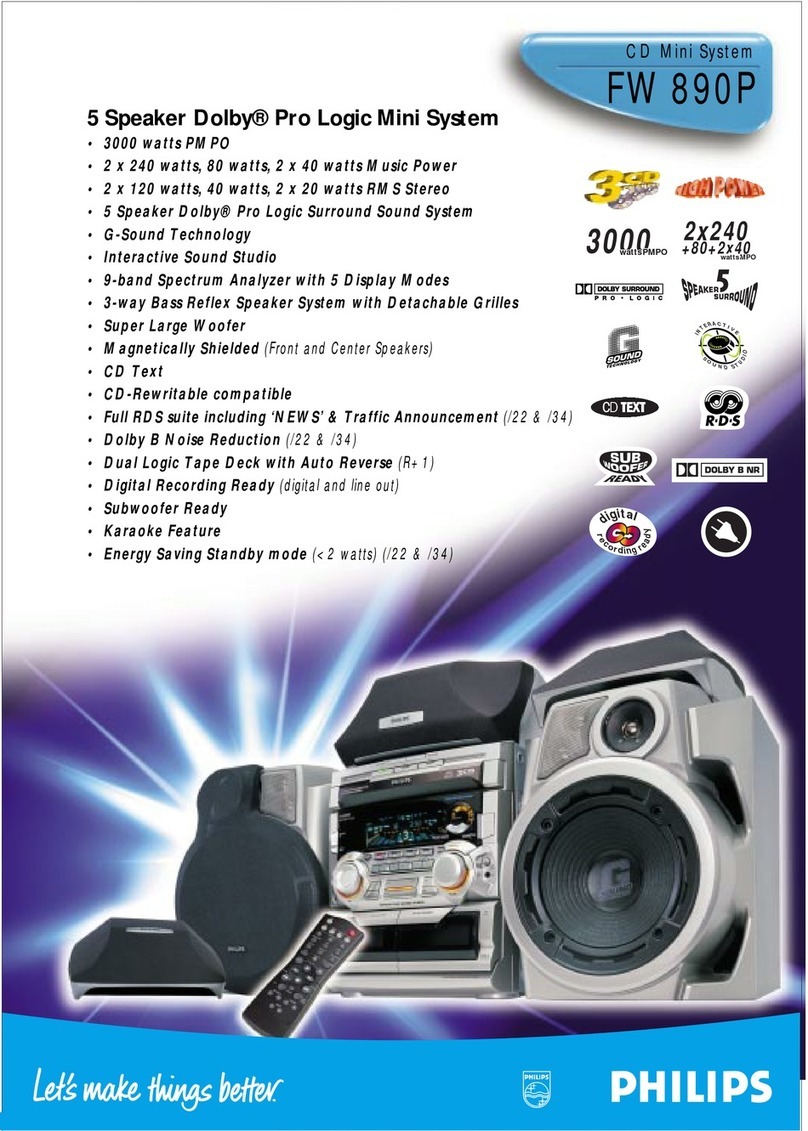 Philips FW890P User manual