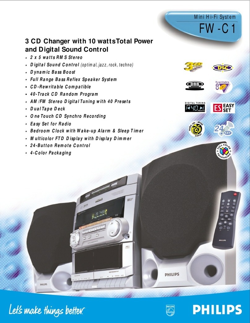 Philips FW-C1 User manual