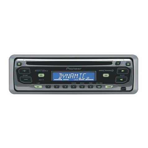 Pioneer DEH-17 installation manual