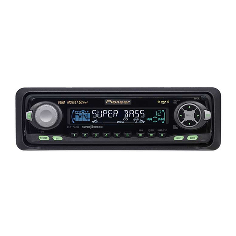 Pioneer Premier DEH-P330 installation manual