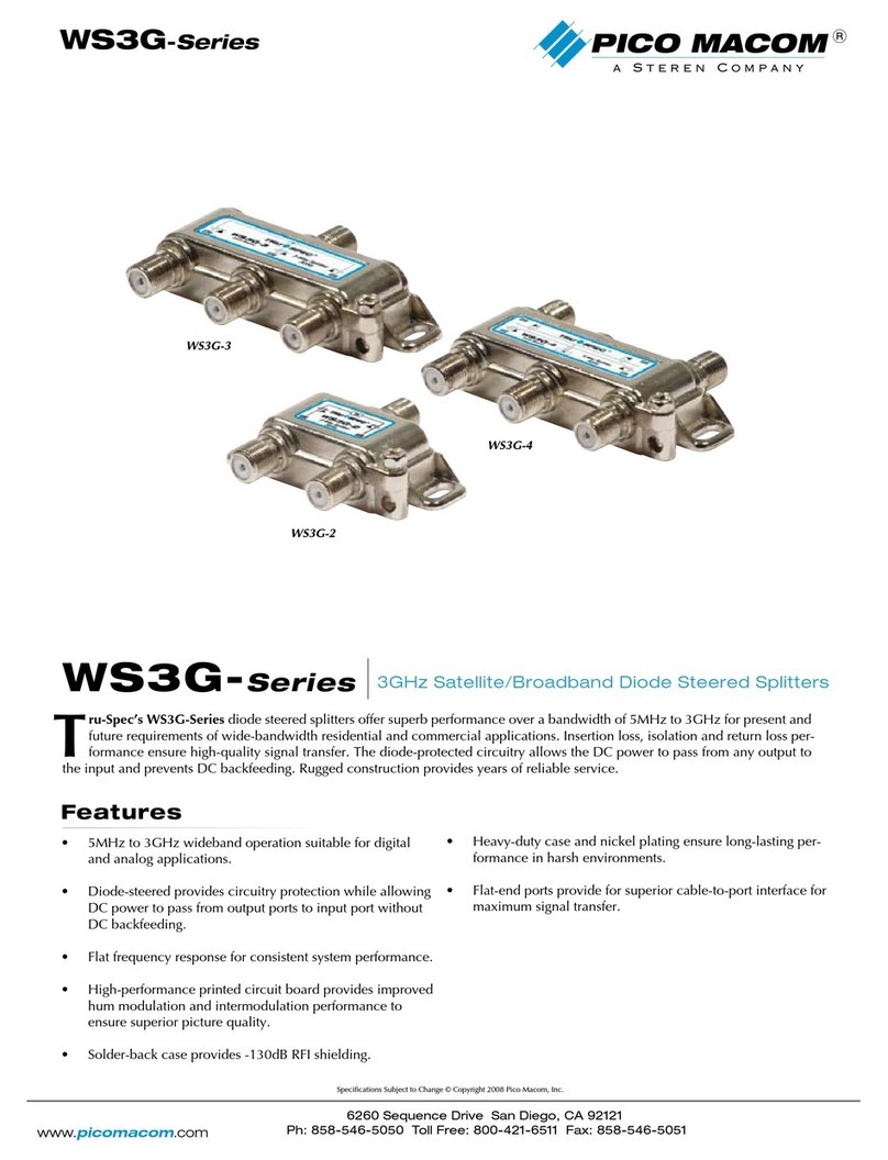 Pico Macom WS3G-2 User manual