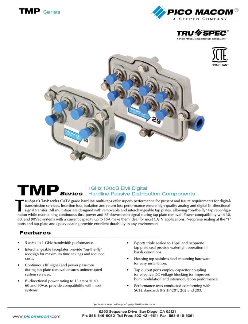 Pico Macom TMP-M8 Specifications