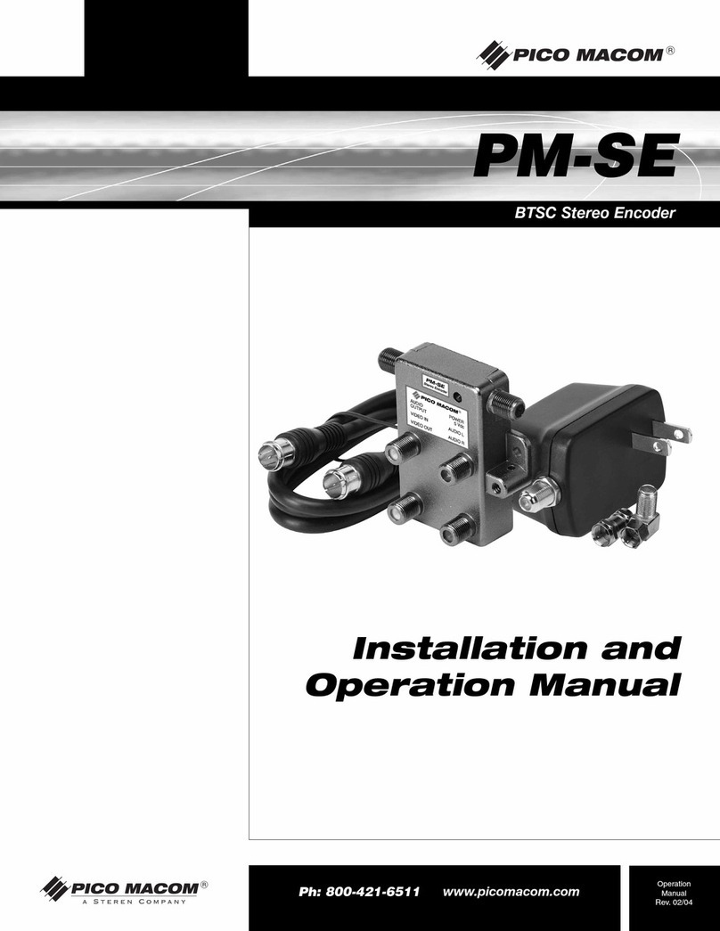 Pico Macom PM-SE User manual