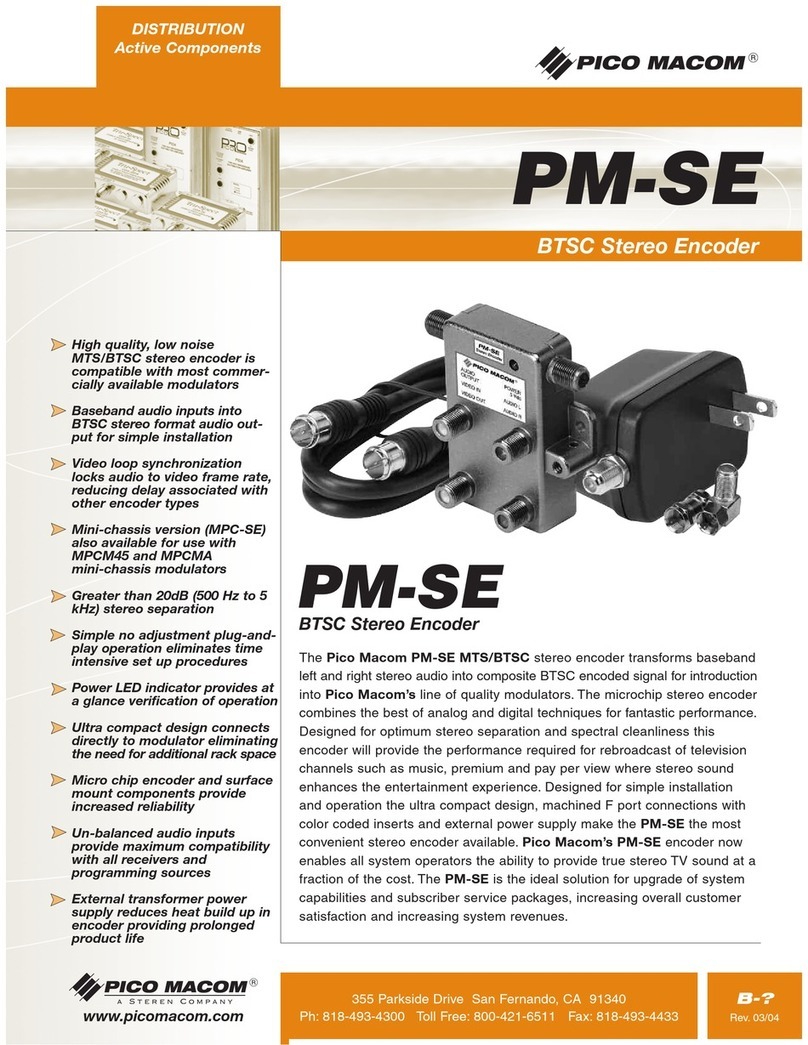 Pico Macom PM-SE Specifications