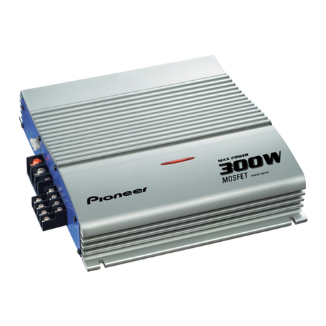 Pioneer GM-X364 owner's manual