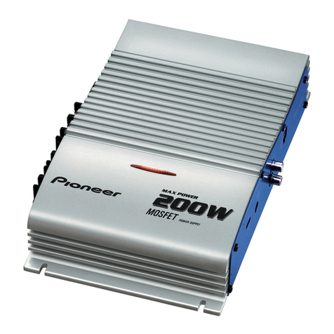 Pioneer GM-X262 owner's manual
