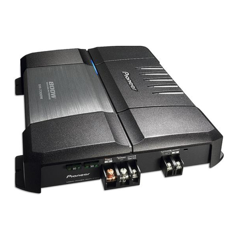 Pioneer GM-7300M - Amplifier User manual