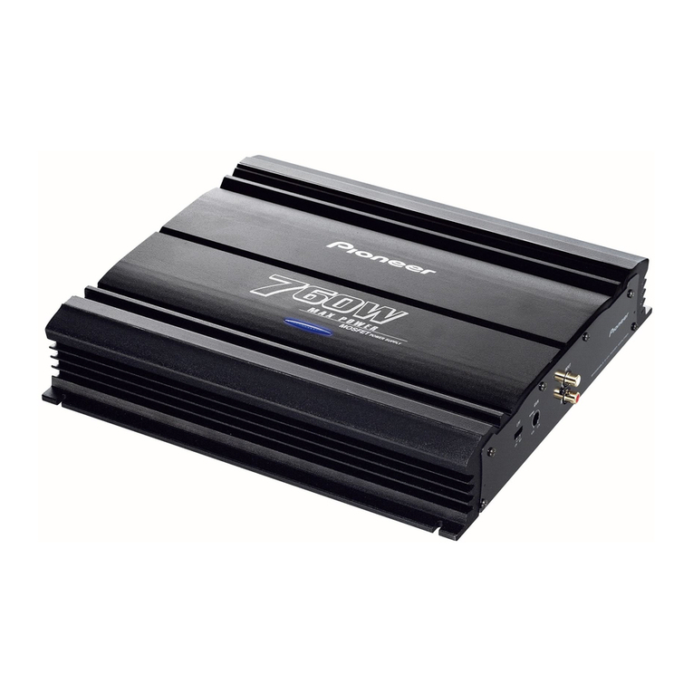 Pioneer GM-5000T owner's manual