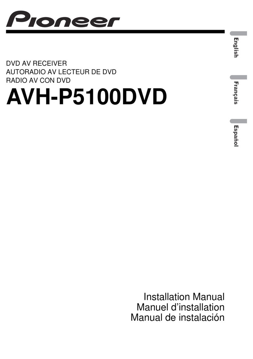 Pioneer Super Tuner IIID AVH-P5100DVD User manual Pioneer Super Tuner IIID AVH-P5100DVD User manual