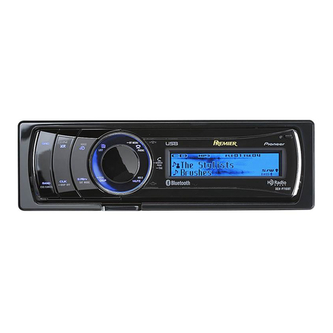 Pioneer DEH-P710BT - Premier Radio / CD User manual