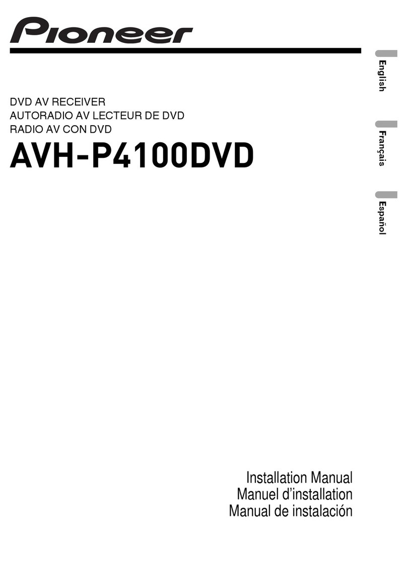 Pioneer Super Tuner IIID AVH-P4100DVD User manual