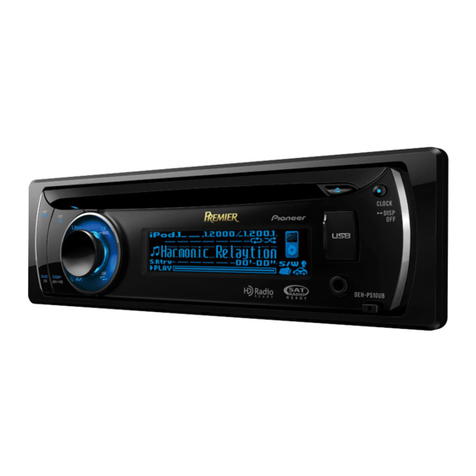 Pioneer DEH-P510UB - Premier Radio / CD User manual